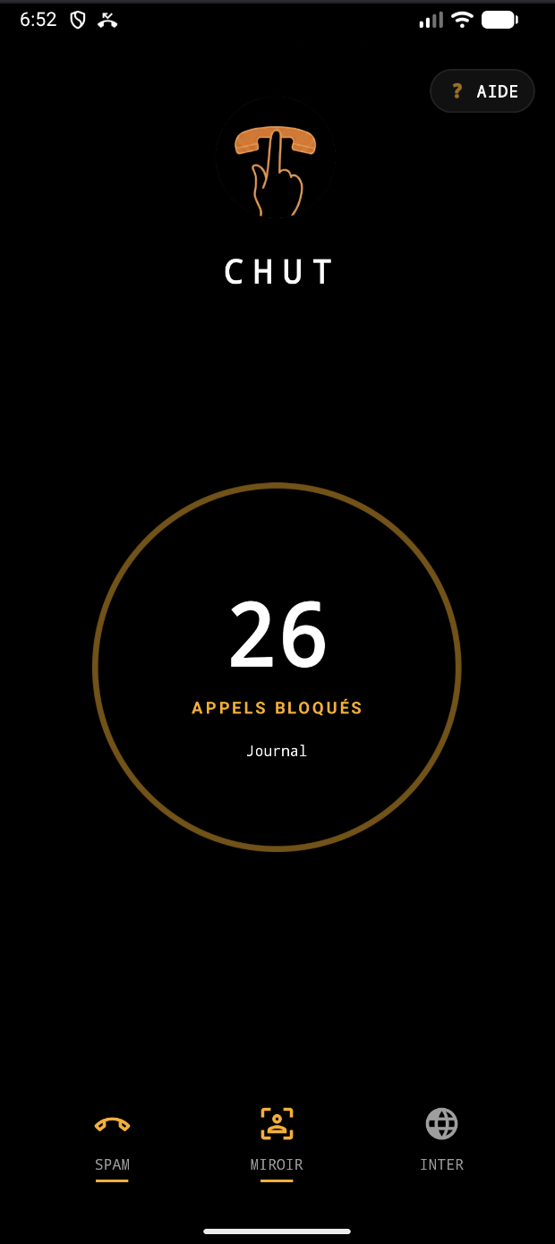 Interface IrlChut App